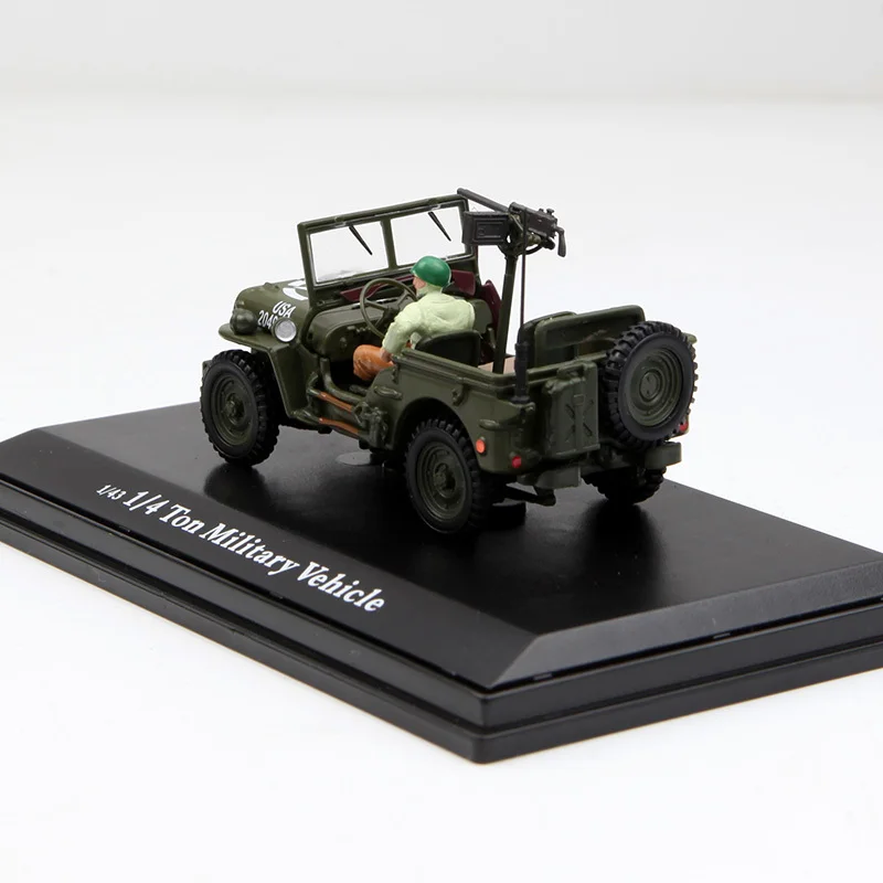 New Special Die-cast Metal 1/43 World War Ii American Willis Suv Desktop Display Collection Model