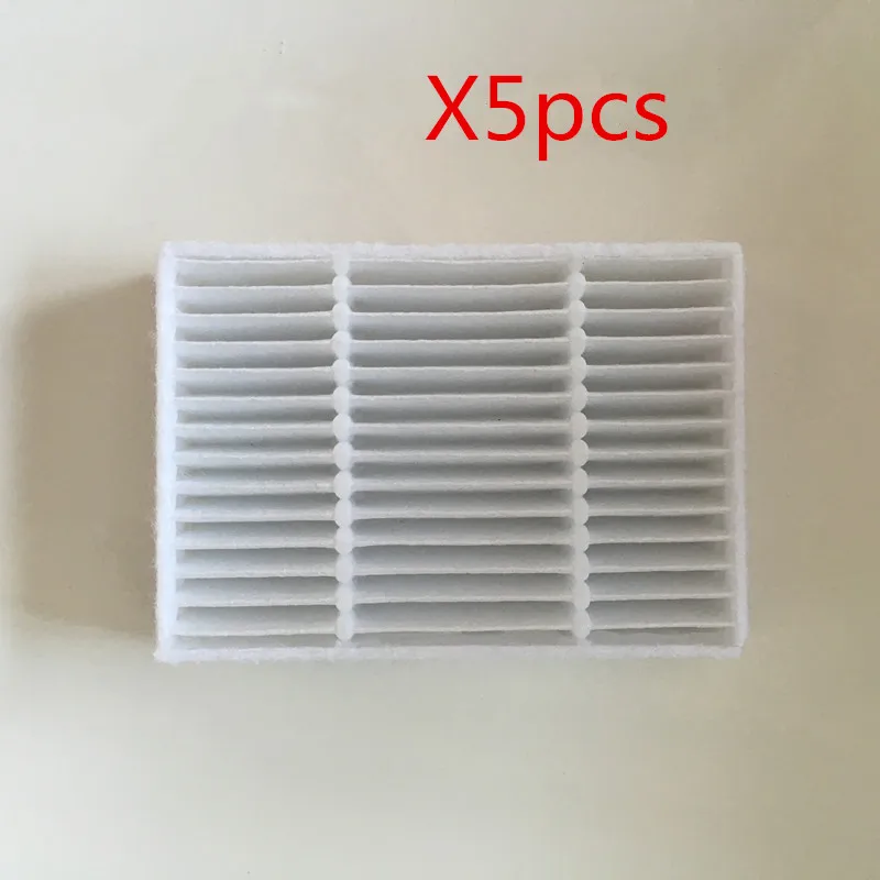 5 pieces/lot Robot Vacuum Cleaner Parts HEPA Filter for haier Xshuai T370 KK320-BG T350B j3500 SWR-T320S