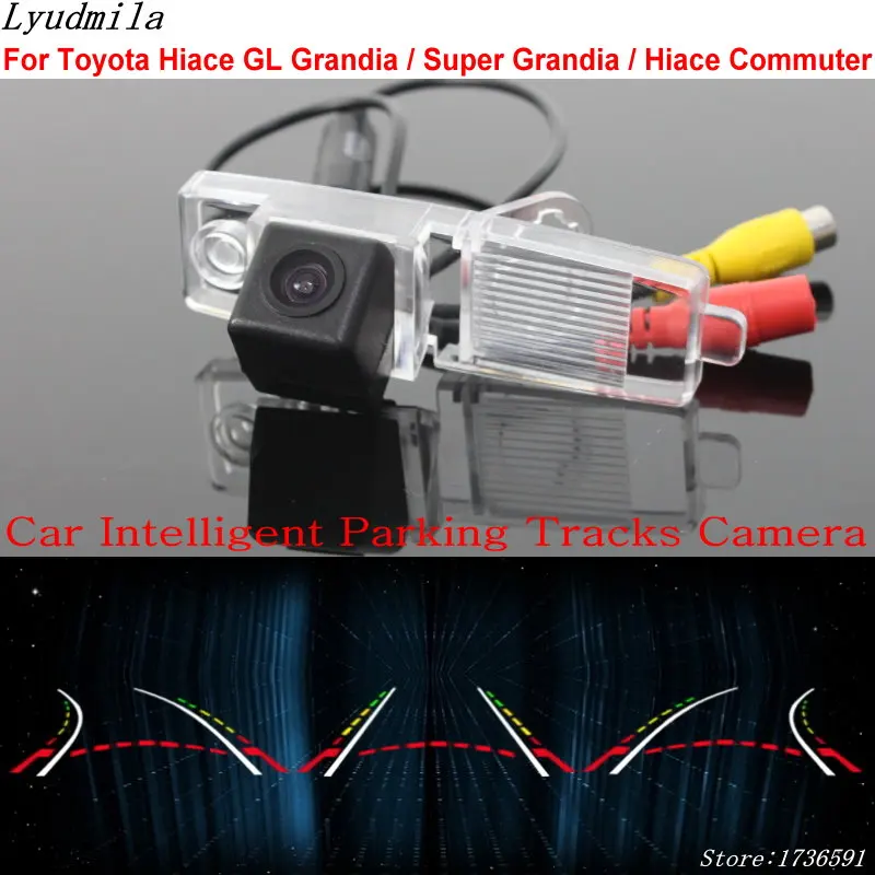 Car Intelligentized Dynamic Trajectory Parking Rear View Camera FOR Toyota Land Cruiser J200 LC200 V8 Hiace GL Grandia Commuter