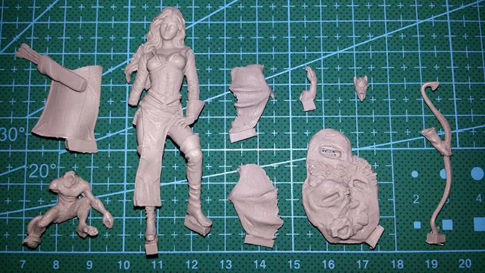 Unpainted Kit  1/32  54mm shaunye  Fantasy Characters 54mm  Historical resin Figure Resin  Kit Free Shipping