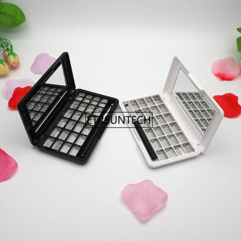 24 Grids Empty Eye Shadow with Mirror, Makeup Tool, Cosmetic DIY High Quality Plastic Box F1862