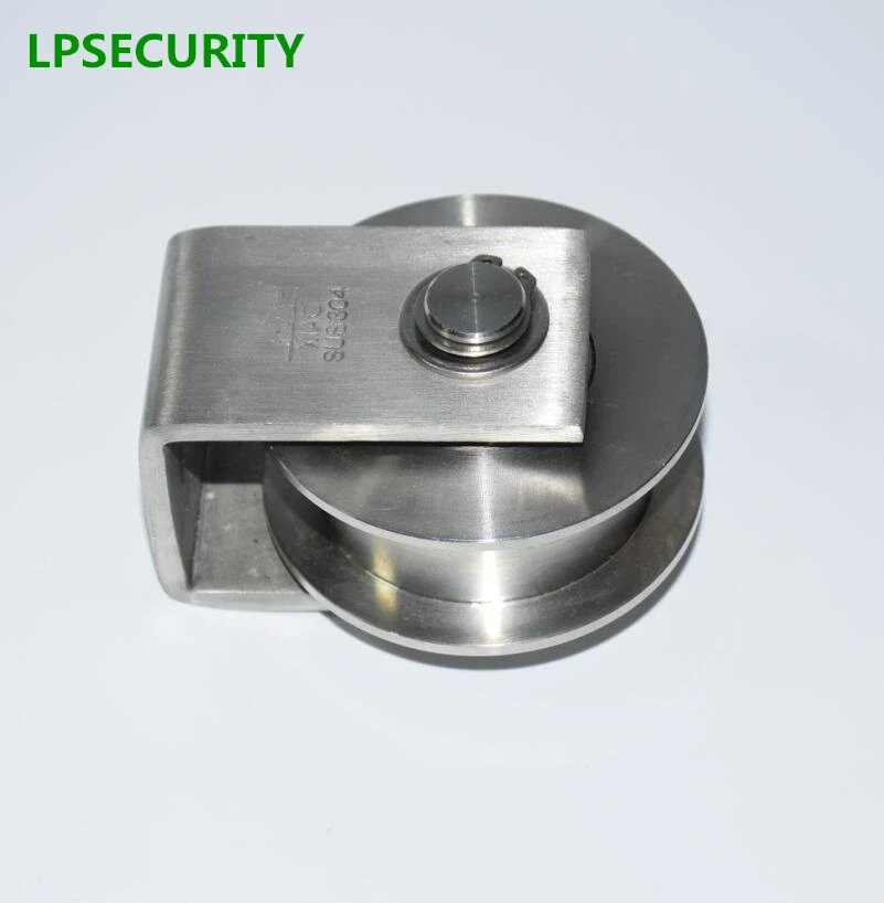 304 stainles steel gate roller /gate slide/gate wheel/gate pulley with H shape groove 2 inch model total height 54mm