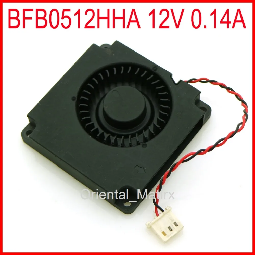 BFB0512HHA 5010 12V 0.14A 5CM 2Wire 3Pin For Computer Cooler Cooling Fan