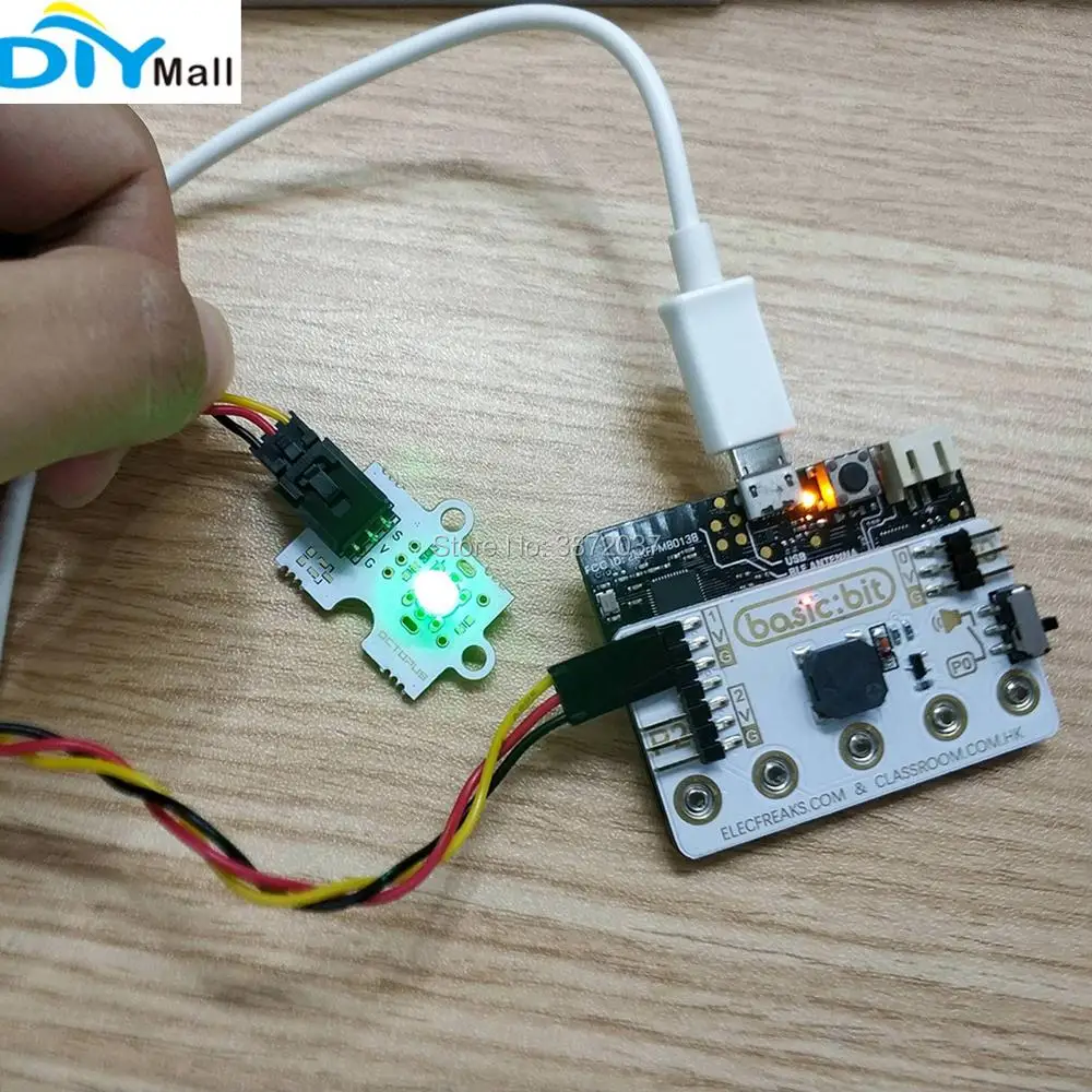 Basic:bit Basic Breakout Expansion Board I/O Extension for BBC Micro:bit Microbit Kids Programming Learning