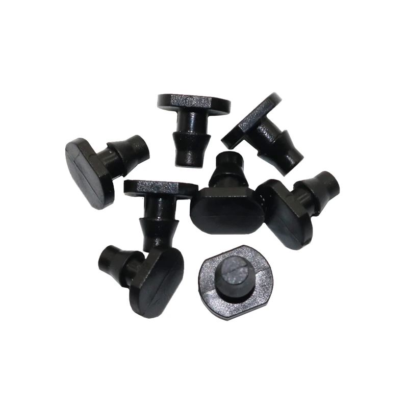 50pcs 4mm Irrigation End Plug Garden Irrigation System 1/4 In Hose Closure 4 / 7mm Plug Gardening Tool Accessories