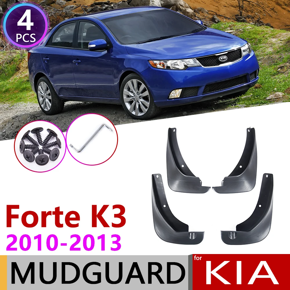 

Для Kia Forte Cerato K3 TD 2010 2011 2012 2013 4 шт Передняя Задняя Автомобильная щитки, брызговики щиток Брызговики аксессуары для брызговиков