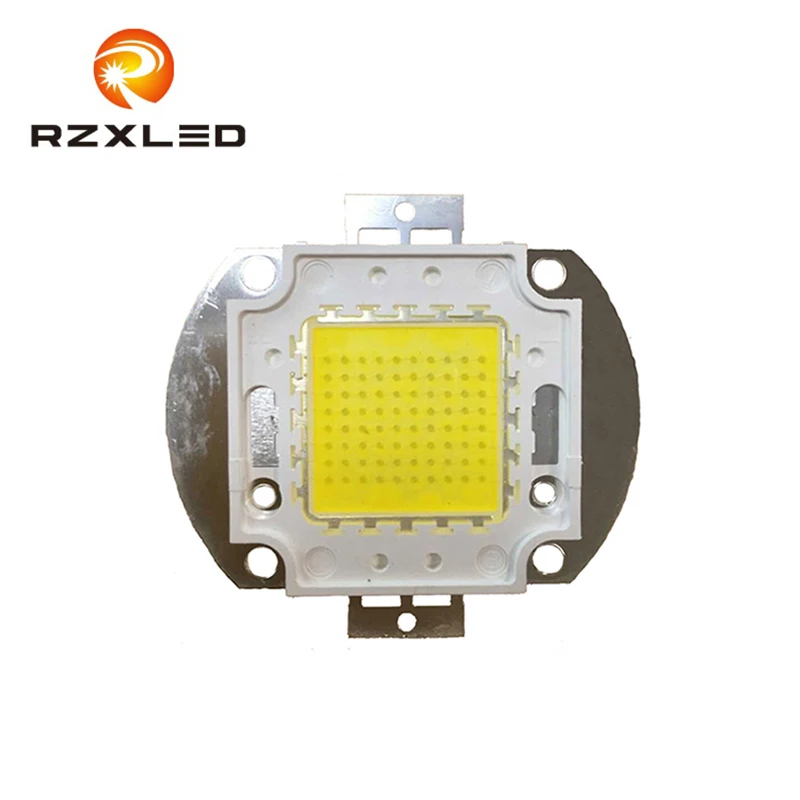 

4PCS/Lot 100W LED COB Integrated High Power Lamp White/Warm White 3500mA 32-34V 8000-9000LM 45*45mil Taiwan Epistar