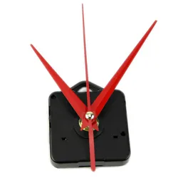 Red Hot Household DIY Quartz Clock Movement Mechanism with Hook DIY Repair Parts With Red Main Hands Clock Parts