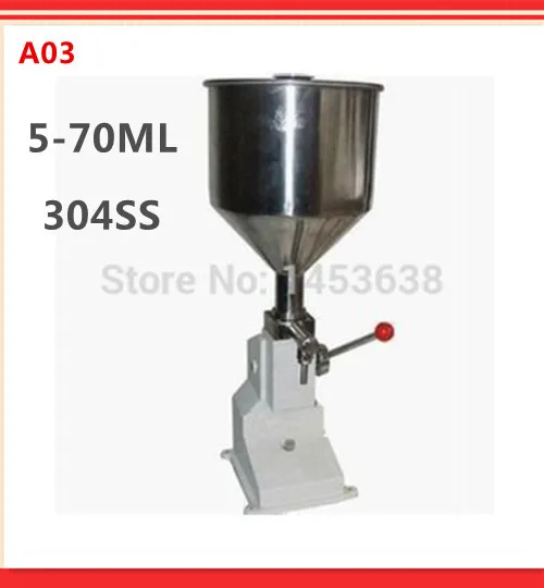 Free Shipping A03 Manual Filling Machine for production of cream & shampoo & cosmetic liquid or paste filling machine