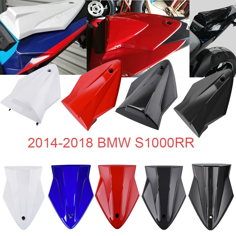 

S1000 RR 14 15 16 17 18 Seat Cowl Rear Passenger Pillion Seat Cover for 2014-2018 BMW S1000RR S-1000-RR Accessories Carbon Fiber