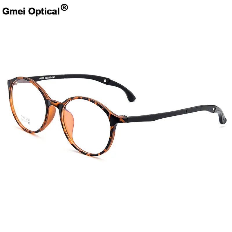 

Gmei Optical Urltra-Light TR90 Student Round Optical Eyeglasses Frames With Hangers Plastic Myopia Presbyopia Spectacles M6065