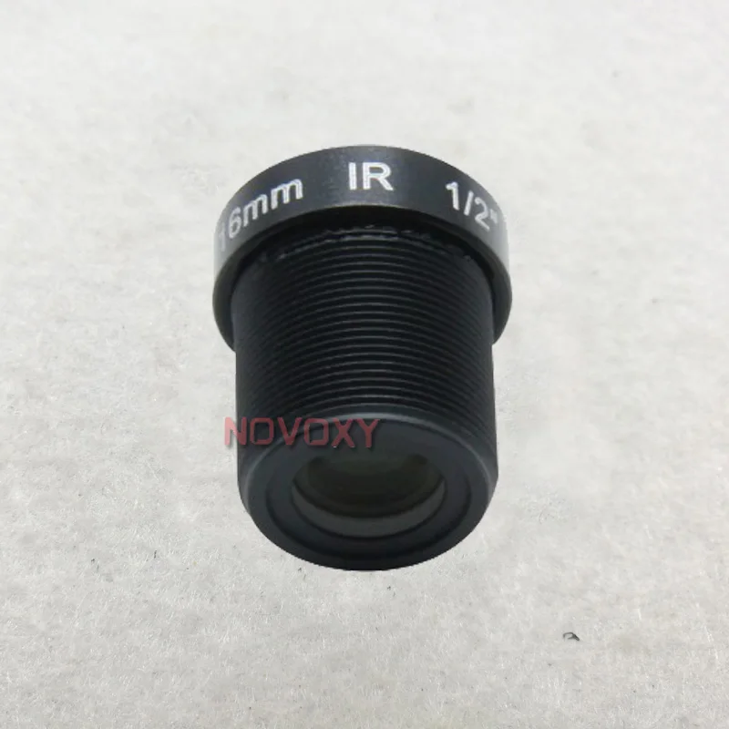16mm 5MP IP camera Lens F2.0 HD 1/2.5 Inch CCTV Lens M12 Interface Mount For CCTV Analog / IP Camera