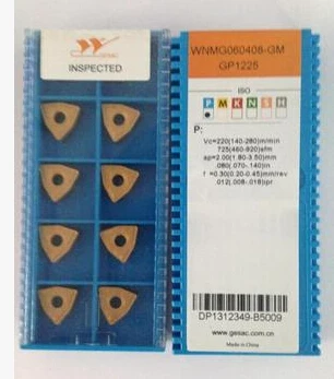 

Free Shipping carbide inserts WNMG060408-GM Suitable for MWLNR Series Turning Facing External Lathe Tool