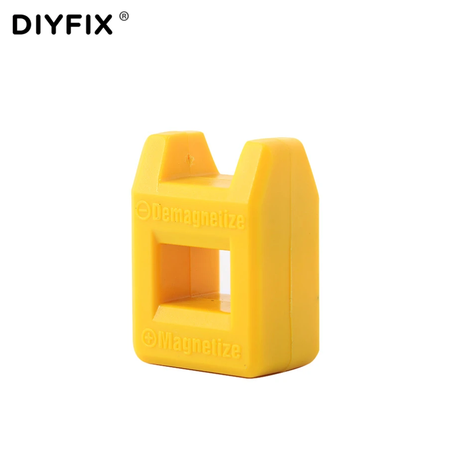 DIYFIX Mini Magnetizer Demagnetizer Magnetic Pick Up Tool for Screwdriver Tips Screw Bits