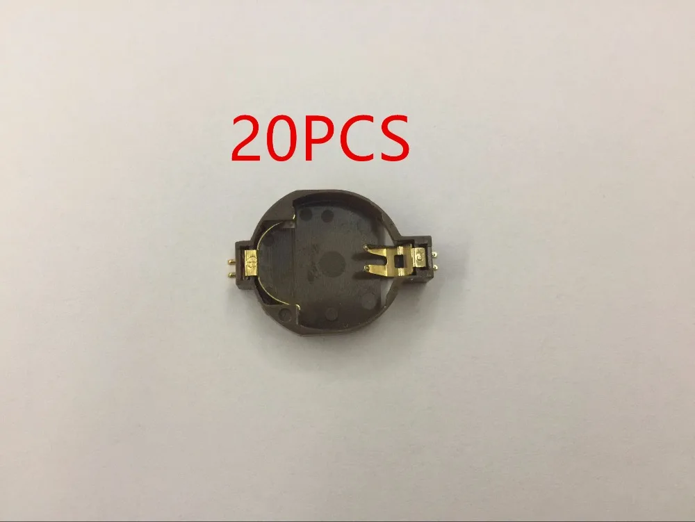 20 개/몫 CR2032 BS-10 SMD 단추 건전지 홀더