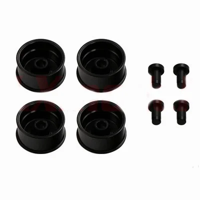 4pcs Tamiya Mini 4WD Racer Parts Homemade Learning Four-wheel Drive Accessories Medium-Diameter Aluminum Alloy Wheels 94992C