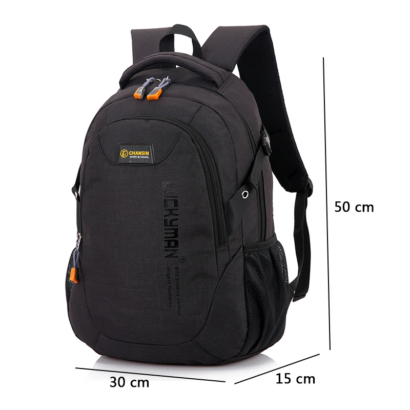 New Fashion Men\'s Backpack Bag Male Polyester Laptop Backpack Computer Bags high school student college students bag male