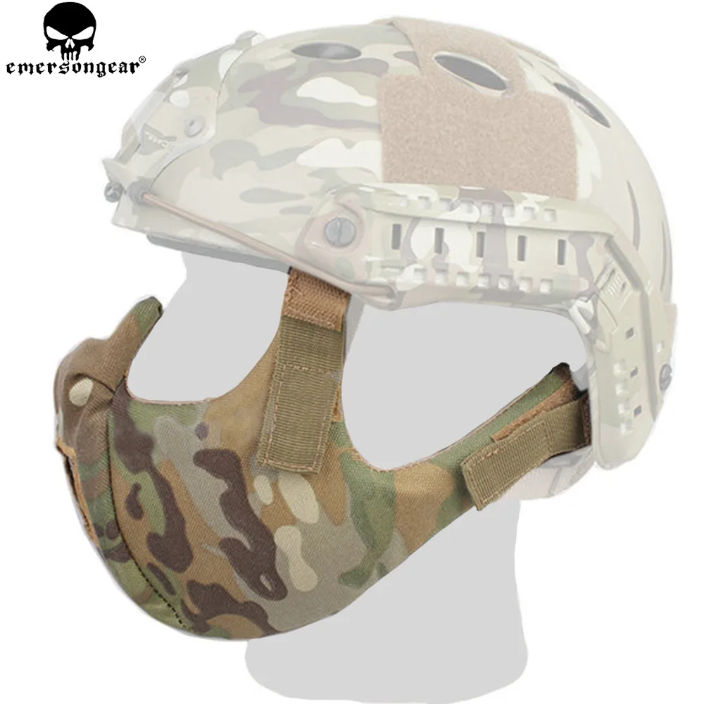 EMERSONGEAR Tactical Half Face Protective Mask Wargame Airsoft Paitball Mask Plastic Mask Tactical Half Face Mask BD6641