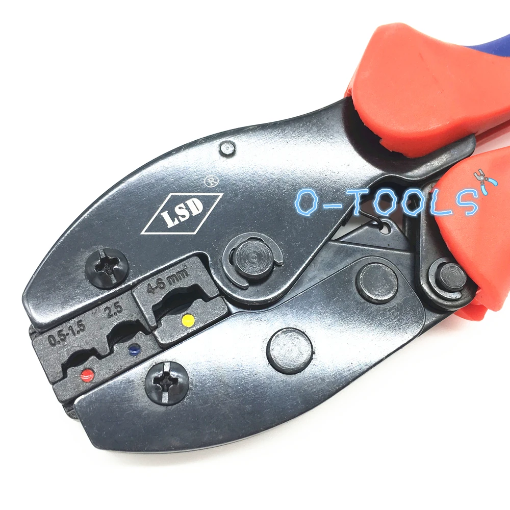 LY-03C insulated terminal crimping tool 0.5~6mm2 pliers for pre-insulated terminals cable links 20-10AWG