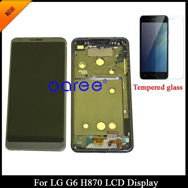 Tracking No. 100% tested  For LG G6 LCD H870 Display LCD Screen Touch Digitizer Assembly