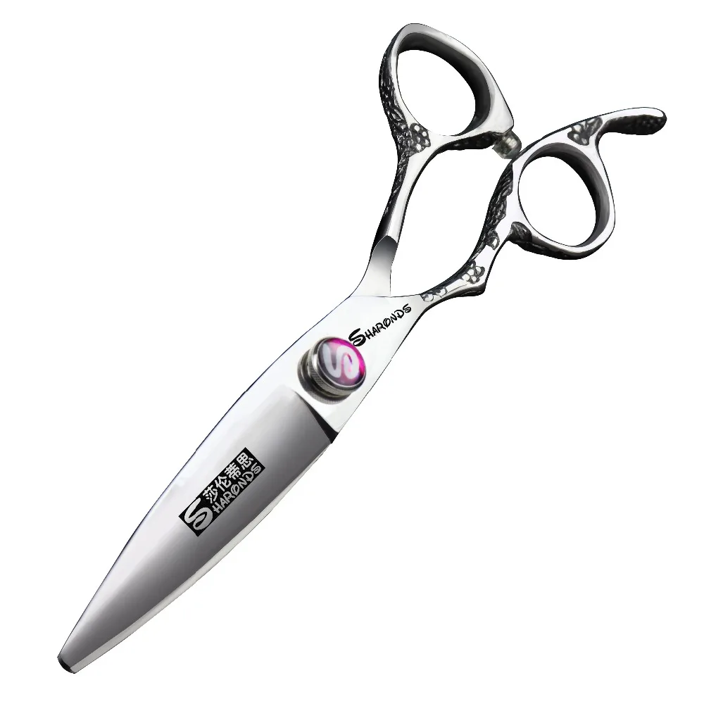 Left Hand hair scissors japan 440c importers hair professional scissors hairdressing  scissors 6 inch barber scissors