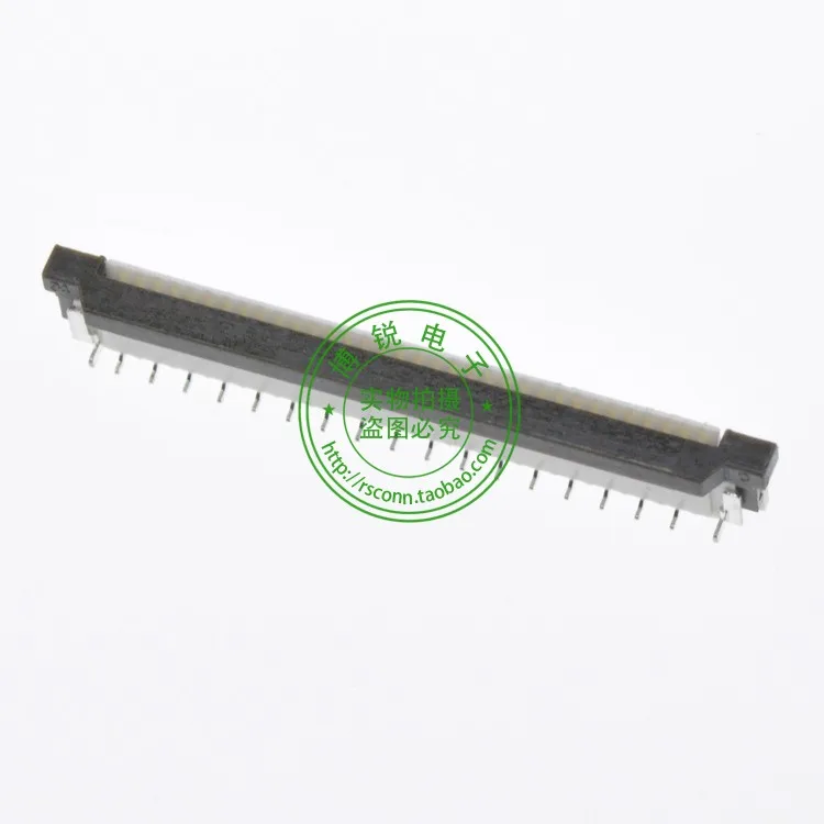 Taiwan producing high -quality FPC connector spacing 0.8MM 34PIN stand stick misplaced tape and reel