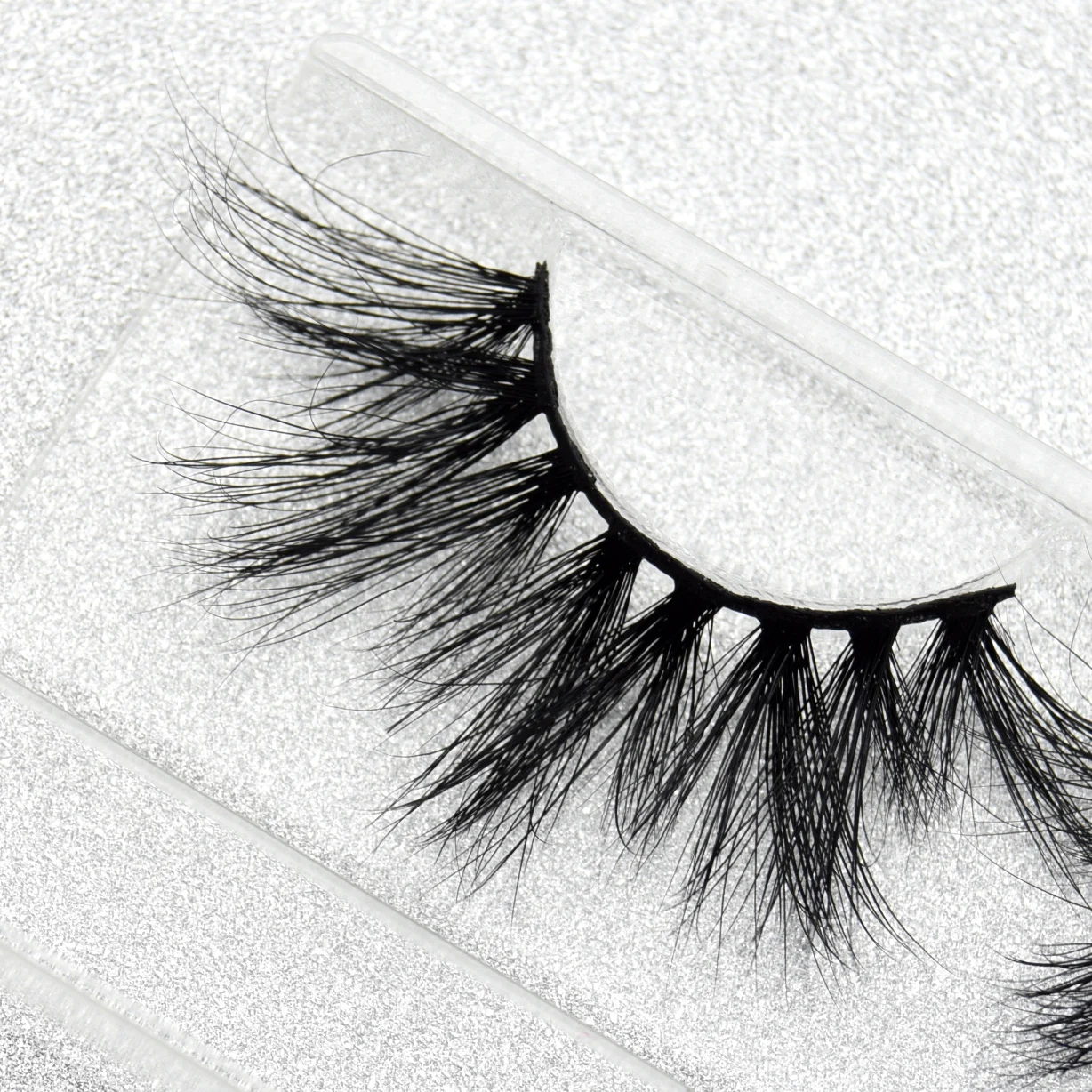 Visofree 25mm 3D Mink Eyelashes Upper Lashes 100% Real Mink Strip Eyelashes Handmade Crossing Mink Eye Lashes Extension E86