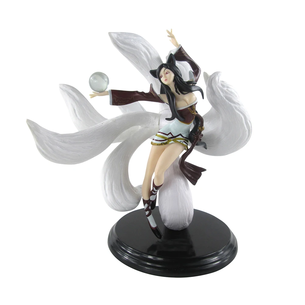 

ELBCOS Popstar Original Nine-Tailed Fox Ahri 25cm/9.8" PVC Action Figures Toys Model Garage Kits