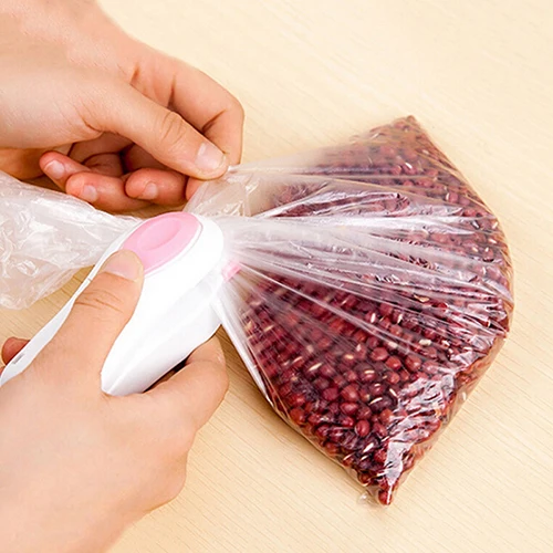 Portable Mini Heat Sealer Household Sealing Machine Heat Sealer Capper Food Saver For Plastic Bags Package Mini Gadgets