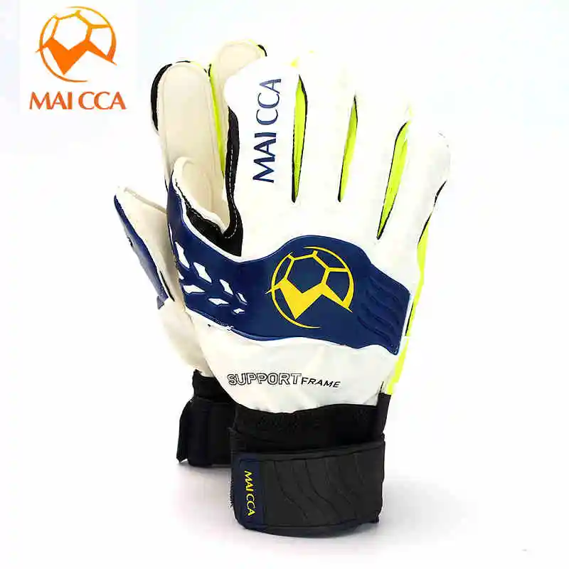 

Men's Professional Goalkeeper Anti-skid Finger Protection Gloves Thickened Latex Soccer Football Goalie Goal Gloves