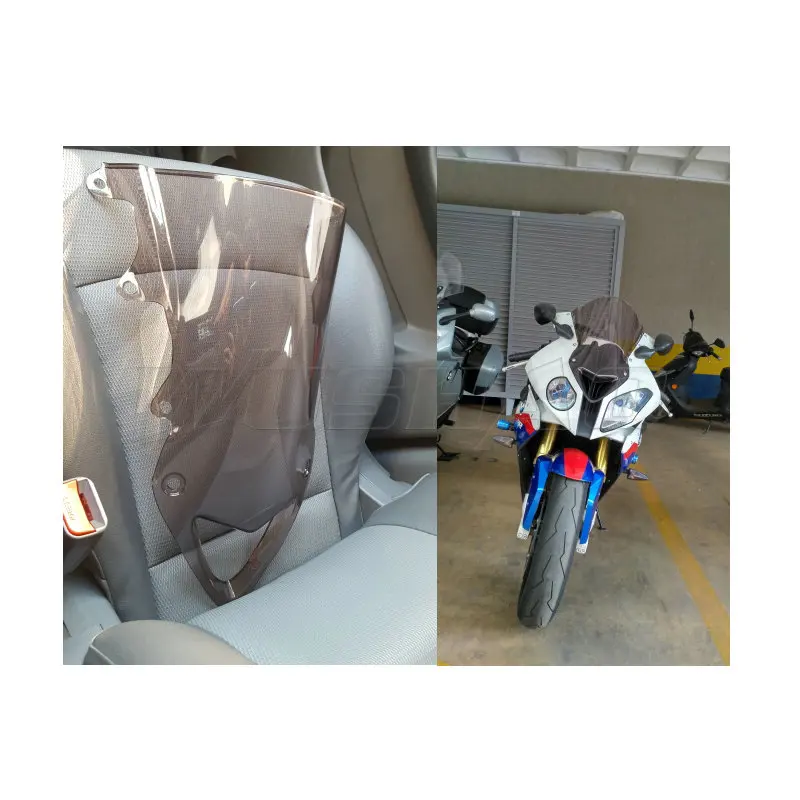 Motorcycle Double Bubble Windshield WindScreen Screen For 2009 2010 2011 2012 2013 2014 BMW S1000RR S 1000 RR 1000RR Iridium 14