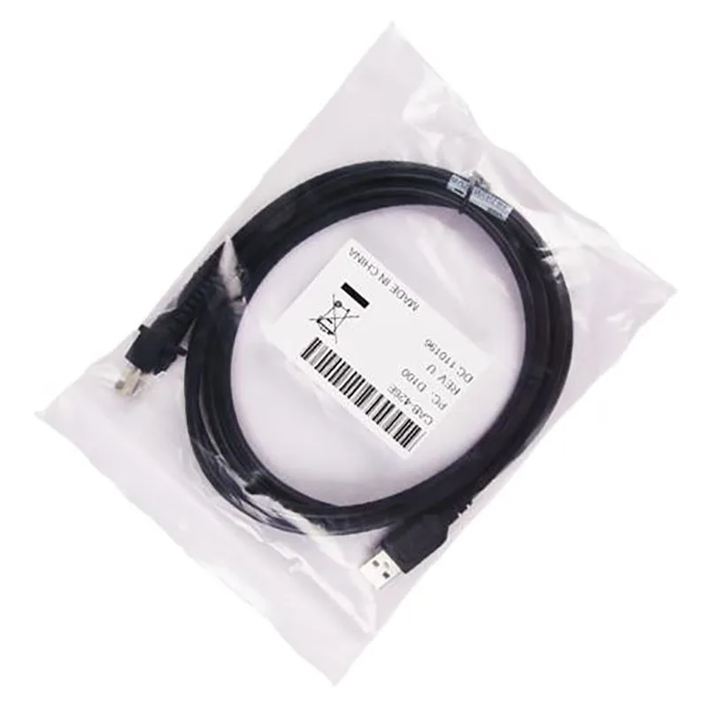 Imagem -03 - Cabo de Dados Usb 2m Striaght para Datalogic D100 D130 Gd4130 Gd4400 2130 Scanner de Código de Barras com 10 Peças