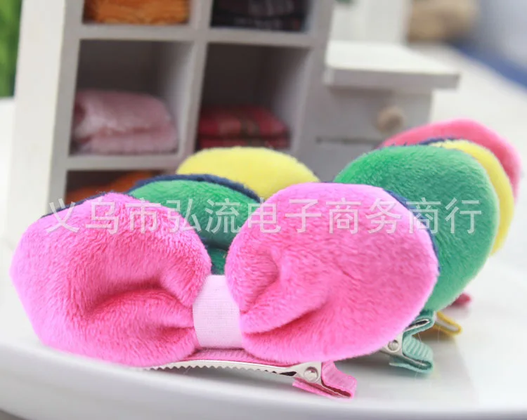 2015 Pet  Rabbit Ears Clips Bowknot  Clips  Pet Grooming Pet  Acessorios Dog Supplies 50pcs/lot