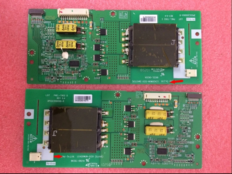 6632L-0620A 6632L-0621A  HIGH VOLTAGE board inverter LCD BoarD LC420WUN-SCD1 LC420WUN-SCD1 TH-L42U30C