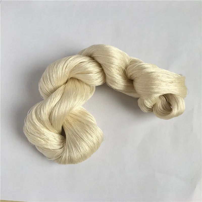 Undyed  Silk 120nm/2 100% Mulberry Silk Yarn   Natural white Raw Silk Yarn  100g