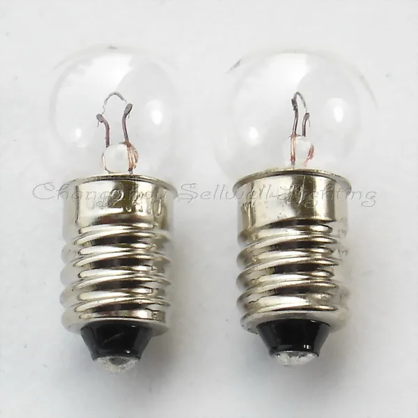 

Match far electric light source miniature bulb 14mm E10 ball diameter 2.4W a064 6V high quality