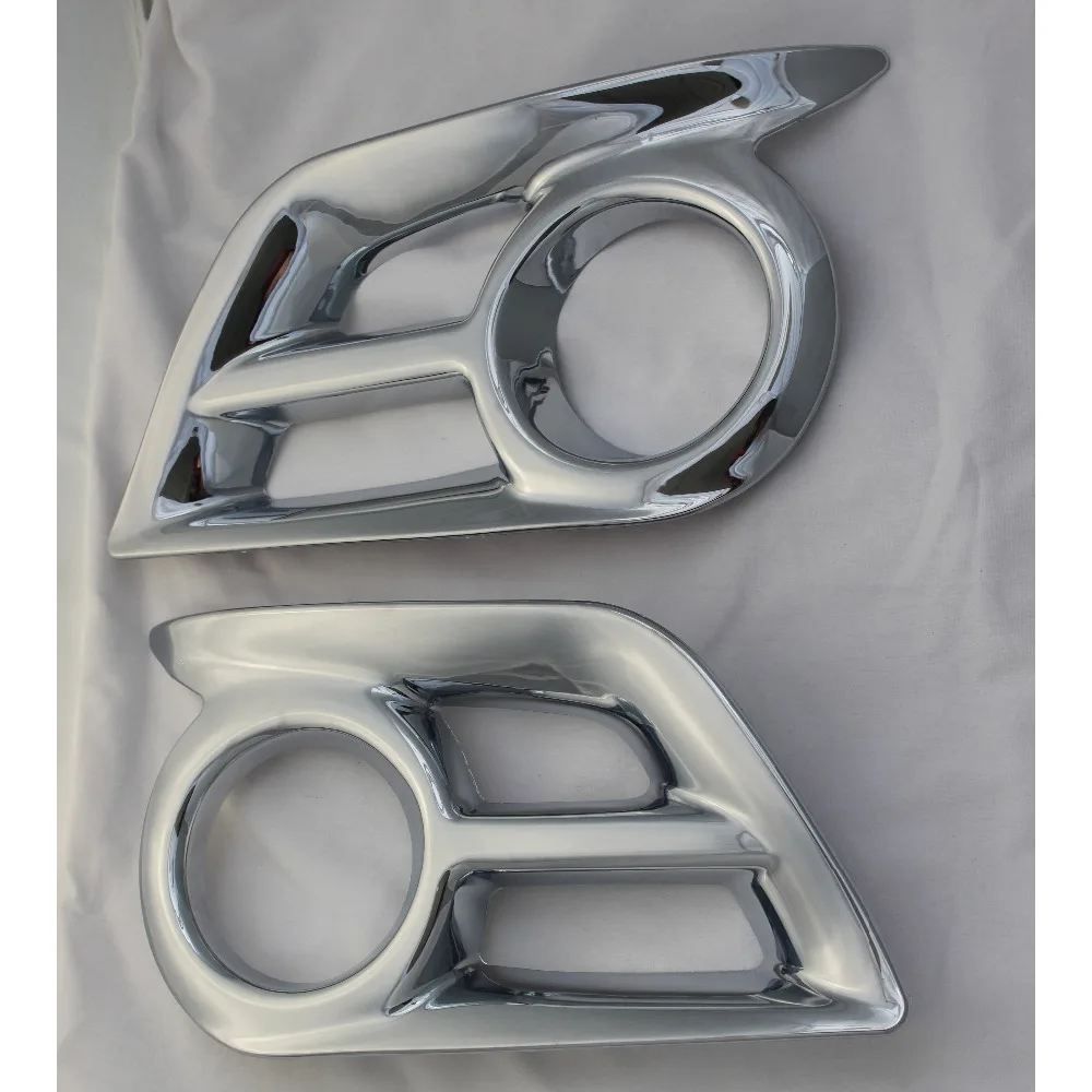 

Chrome Front Fog Light Cover Trims Head Fog Lamp Frame Auto Accessories For Toyota Hilux VIGO 2012-2015