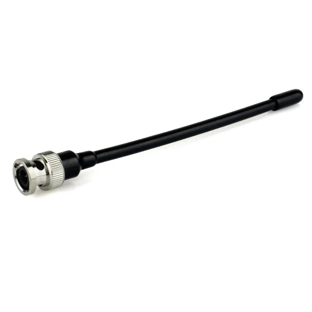 Black BNC Whip Antenna UHF 400-470MHz for Kenwood ICOM V8 V80 IC-U82 2-Way Radio