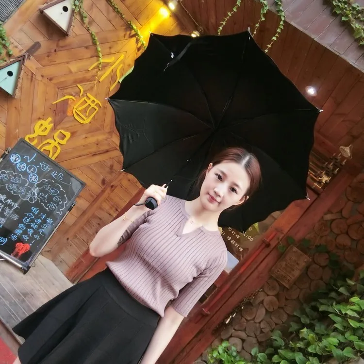 Fashion Windproof Umbrella Rain Women Color Change Umbrella Sunshade Folding Umbrella Parasol Bloom Flower Mini Pocket Umbrella