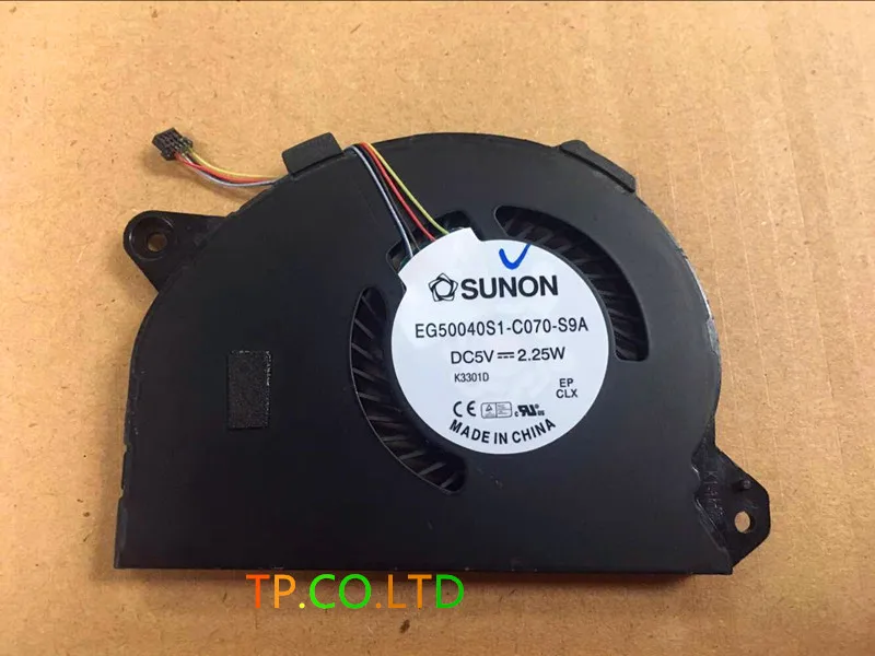 Cpu laptop cooling fan para asus zenbook taichi21 ux31 ux31a ux31e sunon eg50040s1-c070-s9a dc5v 2.25 w