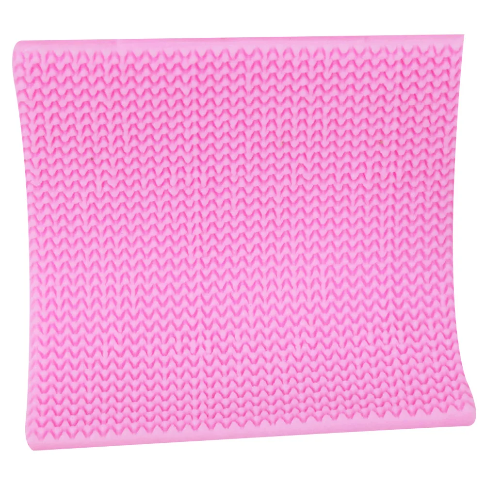 Sophronia DIY Silicone Molds Needle Knitting Wool Texture Fondant Cake Decorating Cake Border Craft Baking Moulds M480