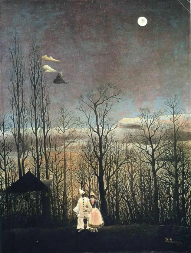 High quality Oil painting Canvas Reproductions Carnival Evening (1885-1886) by Henri Rousseau painting hand painted