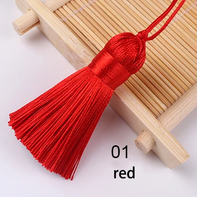 5 Stück/Set 5cm Quasten Hängende Seidenquasten Fransen zum Nähen Zierquasten Schlüsselanhänger DIY Dekorative Vorhang-Accessoires – Detail 32