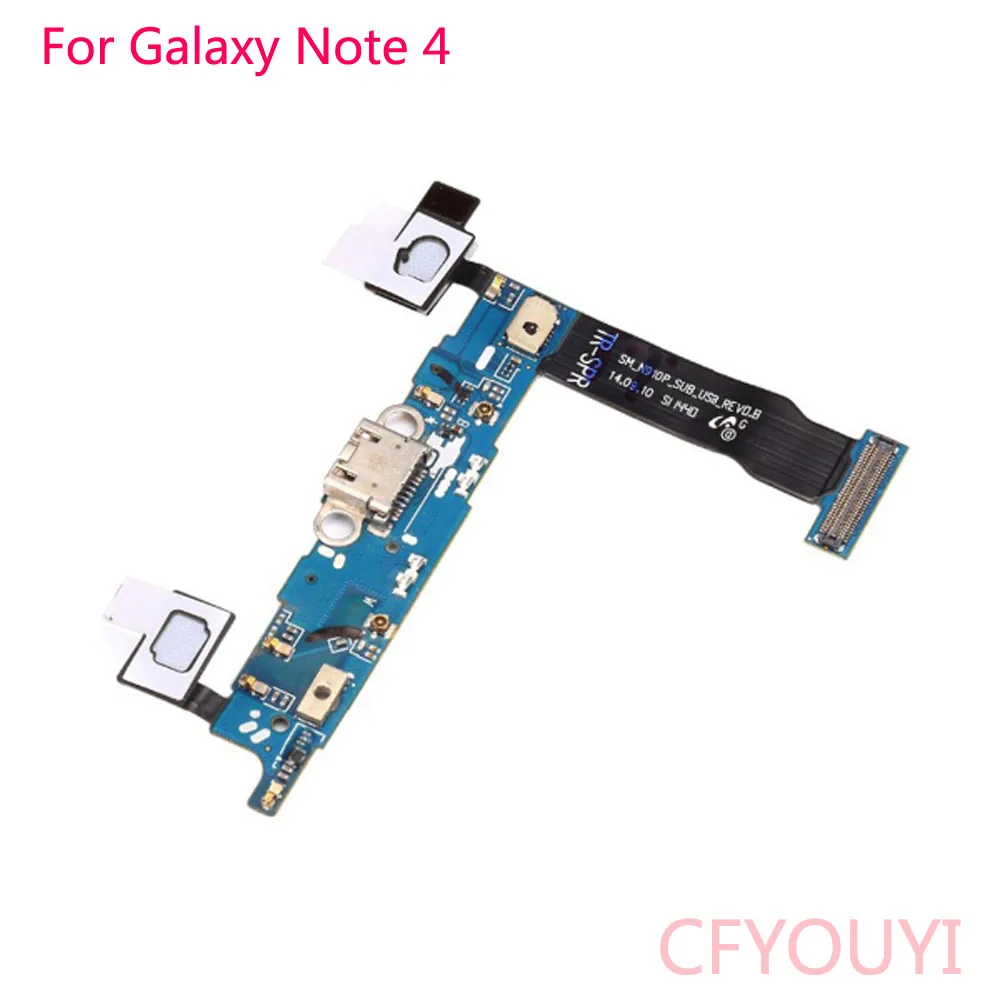 Note4 N910 USB Charging Port Connector Dock Flex Cable For Samsung Galaxy Note 4 N910K N910F N910S N910A N910P N910R4 N910T