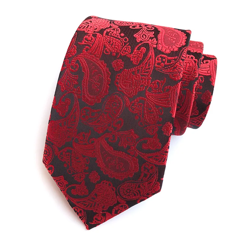 HOOYI Floral Blue Neck tie Gravata Business Black Mens Ties for men accessories 18 colours Gravatas Flower Necktie