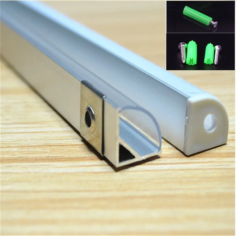 

10pcs/lot 2meters 45 degree aluminium profile,10pcs/lot led strip channel for 10mm PCB board led bar light