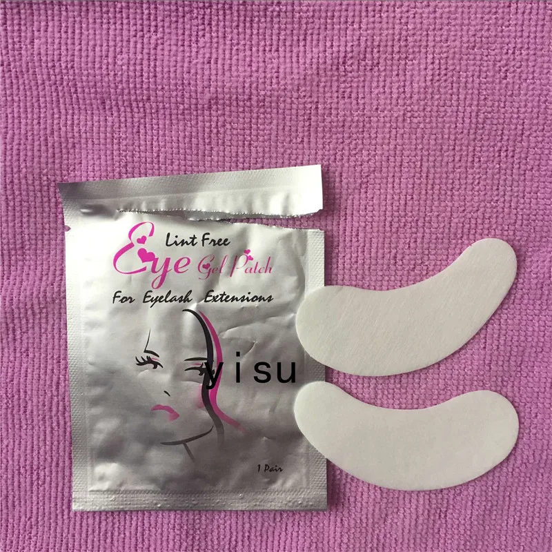 Patchs en papier pour Extension de cils, coussinets sous Gel, autocollants, outils de maquillage pour femmes, 50 pièces