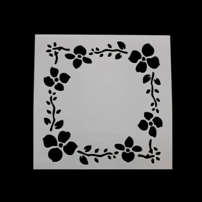 Wreath DIY Scrapbooking Photo Album Decorative Embossing Paper Cards Making Craft Template Drawing Sheet Stencil