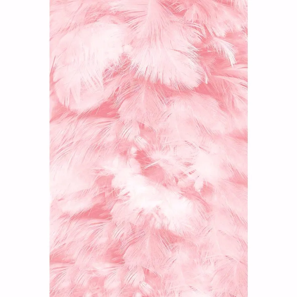 Allenjoy photography backdrops Pink feathers background Soft newborn background professional photography studio funds vinyl