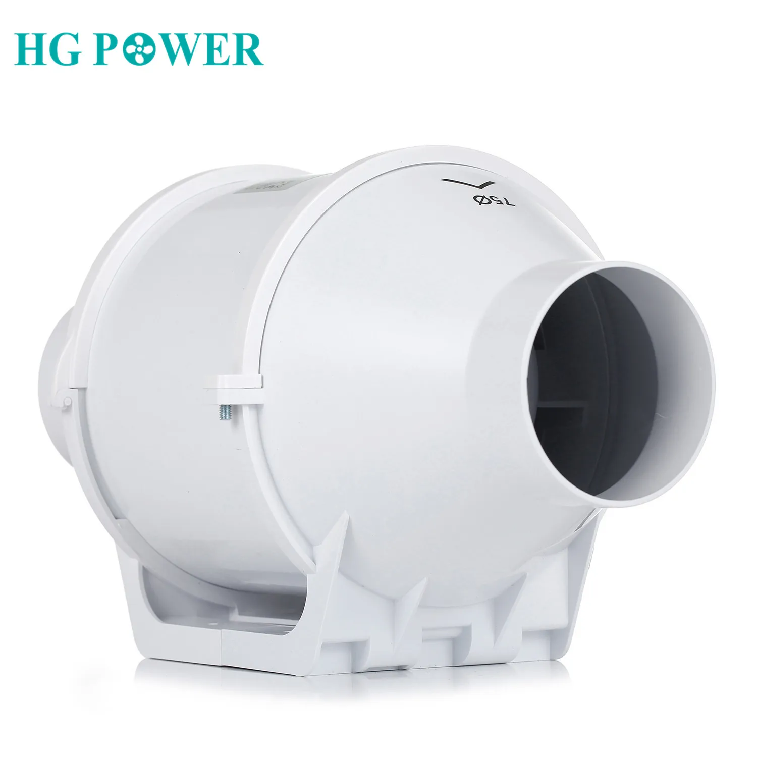 4'' Silent Home Inline Duct Fan 100mm Exhaust Fan 220V Blower Ventilator Ventilation System Toilet Air Extractor Air Purifier